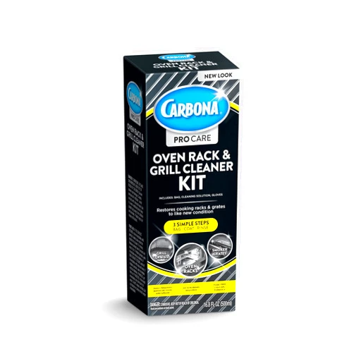 Carbona Oven Rack & Grill Cleaner | Eliminates Thick Grease & Build-Up | Griddle & BBQ Cleaning Solution | 16.8 Fl Oz, 1 Pack