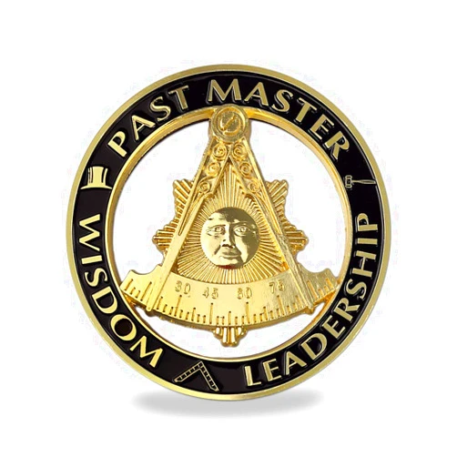 Freemasoner Past Master Masonic Car Emblem Auto Decal Freemason with Square Sticker