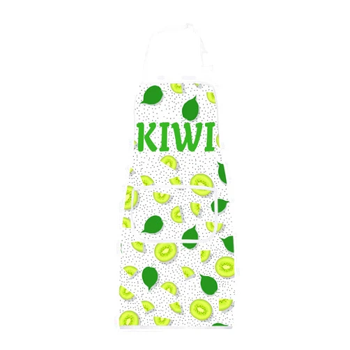 FUSTMW Kiwi Apron Kiwi Fruit Gifts Kiwi Lover Gifts Cute Fruit Apron Cooking Kitchen Chef Baking BBQ Apron with Pockets