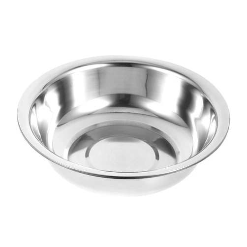 Cabilock 1pc Laundry Tub Dish Basin Round Steel Bowl Dough Flour Bowl Cream Mixing Bowl Bathing Basin Baby Wash Bowl Deep Dinnerware+sets Kitchen Gadget Metal Stainless Steel Small Tools