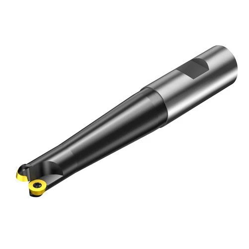 Sandvik Coromant R300-015B20L-07L CoroMill 300 Profile Milling Cutter, Weldon Shank, Steel, Right Hand, 8mm Cutting Diameter x 131mm Overall Length, 7 Insert Size, 2 Coarse Pitch (Pack of 1)