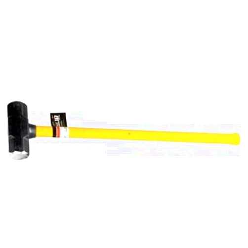DenDesigns 10lb Sledge Hammer with 35.4 in. Fiberglass Handle