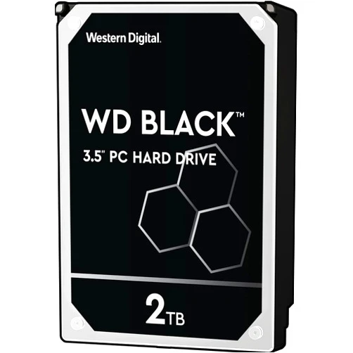 WD_BLACK Western Digital 2TB WD Black Performance Internal Hard Drive HDD - 7200 RPM, SATA 6 Gb/s, 64 MB Cache, 3.5