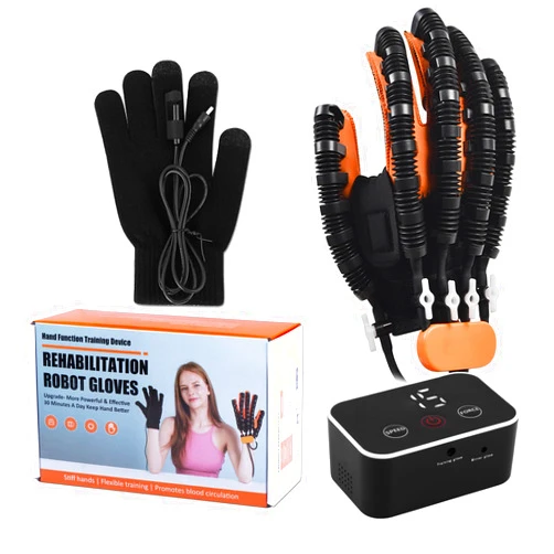 JBMBHC Rehabilitation Robot Gloves, Finger Exerciser for Stroke Recovery Hand Glove Equipment Hand Function Rehabilitation