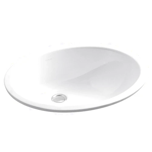 Kohler K-2210-N-0 1-Bowl Undermount Bath Sink w/Sealed Overflow White