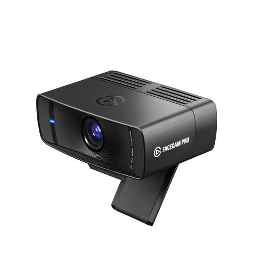 Elgato Facecam Pro, True 4K60 Ultra HD Webcam for Live Streaming, Gaming, Video Calls, Advanced Light Correction, DSLR Style Control, Wide Angle, Works with OBS, Teams,Zoom, PC/Mac, Black