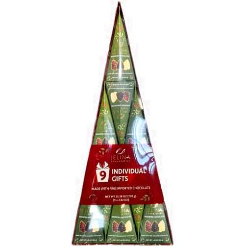 Generic Jelina Chocolate Chocolate Trees Box Belgian Milk, White and Dark Chocolates Assotment Gift for Coworkers, Boss, Deployed and Loved Ones, 25.38 oz Gluten Free, Non GMO