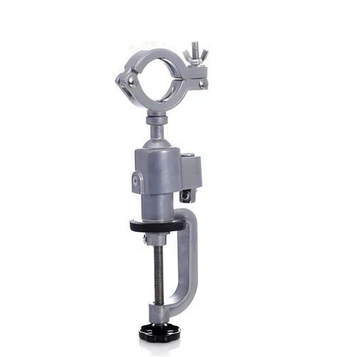 Skorvynth Bench Clamp Vise - 360° Universal Electric Drill Stand & Grinder Holder, Heavy-Duty Bracket for Jewelry Making, Table Drill - Ideal for Household & DIY Projects
