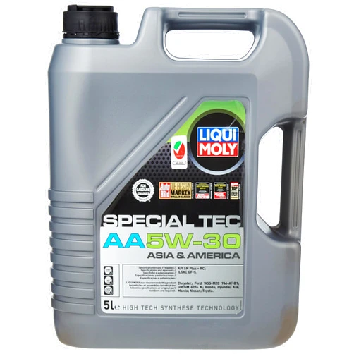 LIQUI MOLY Special Tec AA SAE 5W-30 | 5 L | Fully synthetic engine oil | SKU: 20138