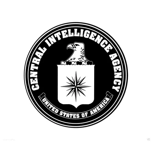 BIKERSTUFFUS Central Intelligence Agency (CIA) Logo Sticker CIA Logo Sticker Bumper Sticker Window Sticker Laptop Sticker Toolbox Sticker Helmet Sticker