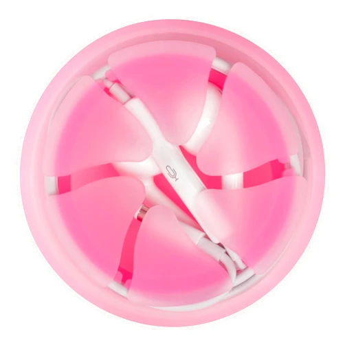 Allsop Digital Innovations The Nest – Tangle-Free Earphone / Earbud Case, Durable and Compact Storage System, Pink