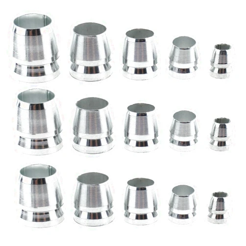 MTQY 15PCS Handle Wedge Kit 5 Sizes Safety Round Axe Handle Wedges Compact Handle Metal Wedge for Reinforcing Axes and Hammers