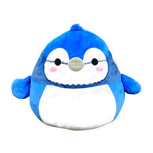 Squishmallows Official Kellytoy Plush 8 Inch Squishy Soft Plush Toy Animals (Babs Blue Jay)