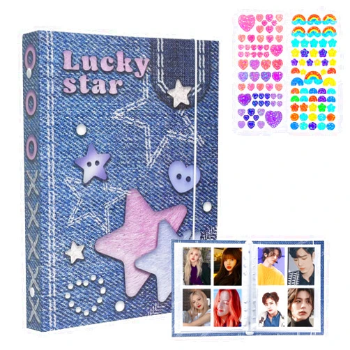 KeCool Kpop Photocard Binder, PVC Free Kpop Photocard Holder Book A5 Kpop Photocard Binder, 160 Pockets Large Capacity A5 6 Ring Kpop Photo Card Binder Photocard Album, Kpop Binder Album Collect Book