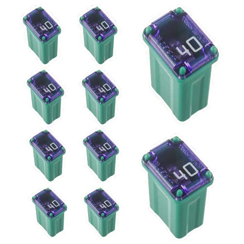 EPLZON 40A 40AMP 32V FMM MCASE 608840 Micro Cartridge Fuses Low-Profile Fuses Kit(Pack of 10pcs)