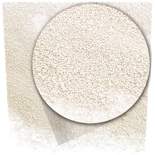 The Crafts Outlet 1oz = 28g Plastic Microbeads Nohole 0.6mm Opaque Ivory Peal
