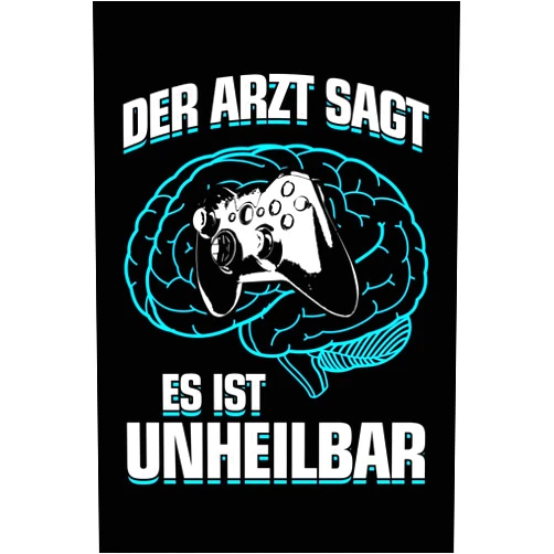 Zocker Gamer Notizbücher und Geschenkideen Der Arzt sagt es ist unheilbar: Notizbuch / Notizheft für Gamer Zocker zocken Ego Shooter Gaming-Fan A5 (6x9in) dotted Punktraster (German Edition)