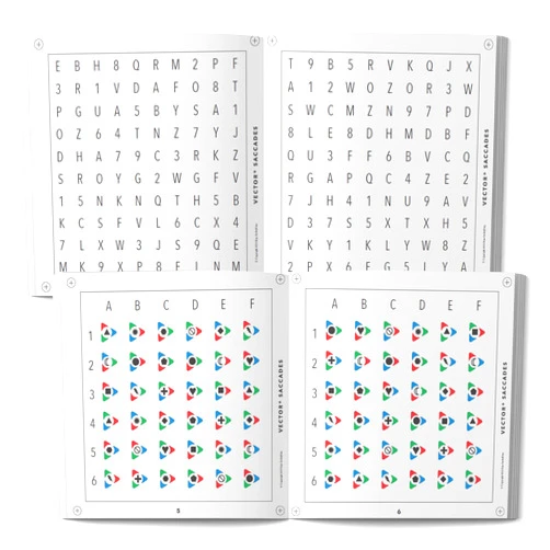 Eye On Ball Vector Saccades Vision Training Kit – Sports Vision & Reaction Time Trainer for Athletes – Eye Focus & Tracking Exercise Tool to Improve Hand Eye Coordination, Focus, and Visual Accuracy