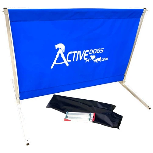 ActiveDogs.com IGP IPO Schutzhund Standard Hurdle Jump w/Carrying Bag - All Aluminum Design - Agility Training Jump - Easy to Transport
