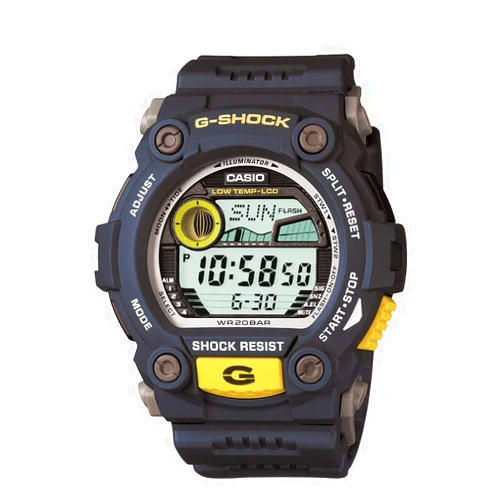 G-Shock Casio Men's XL Rescue Series G-Shock Quartz 200M WR Shock Resistant Resin Color: Blue (Model G-7900-2CR)