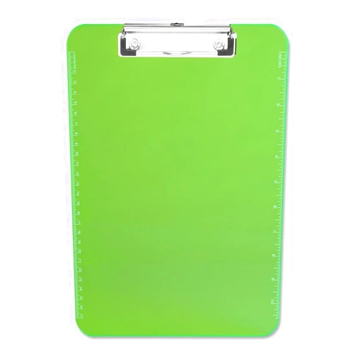 Sparco Products : Plastic Clipboard,w/ Flat Clip,9