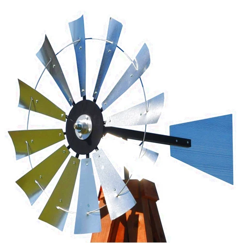 Scott Windmills 38-inch Windmill Head w/Plain Tail & Instructions to Build an 11-foot Tall Windmill