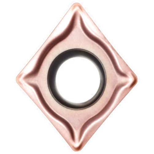 Sandvik Coromant CoroTurn 111 Carbide Turning Insert, CPMT, 80 Degree Diamond, MF Chipbreaker, GC1125 Grade, Multi-Layer Coating, CPMT 2(1.5)0-MF, 1/4