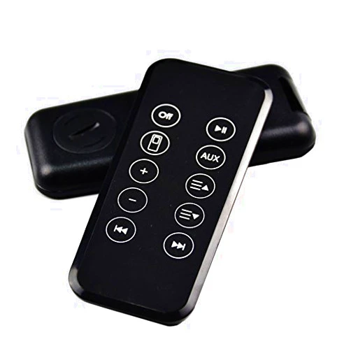 Motiexic Remote Control Compatible with Bose Sounddock 10 AM316536 AM314136 Bose Sounddock Series II,Series III, Portable HAS AUX Button for aux inputs with CR2025 Battery Silicone Button Key Design
