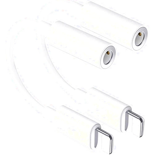 Belcompany [Apple MFi Certified] iPhone 3.5mm Headphone Jack Adapter,2 Pack for Apple Lightning to 3.5mm Earphones Jack Adapter Cord Dongle Aux Cable Converter Accessories Compatible with iPhone14 13 12 11/Xs/XR