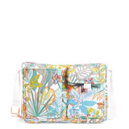 Vera Bradley Women's Cotton Utility Small Crossbody Purse