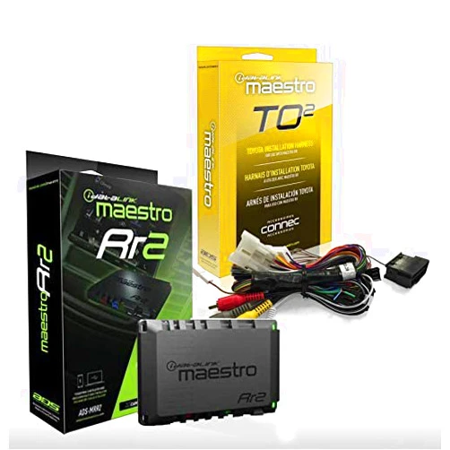 Sound of Tri-State Maestro RR ADS-MRR2 Universal Radio Replacement & Steering Wheel Interface + iDatalink HRN-RR-TO2 Integration Adapter fits Select 2012-up Toyota-Made Cars with Sound of Tri-State Car Freshener Bundle