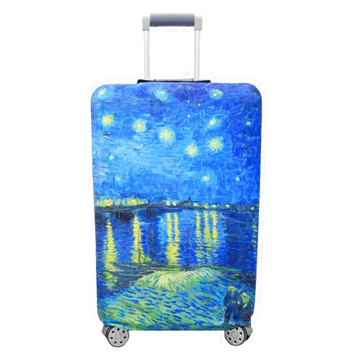 TRAVELKIN more than travel TRAVEL KIN Thickened Luggage Cover ，Washable Travel Gear Cover，18/24/28/32 Inch Suitcase Spandex Protective Cover (S(18