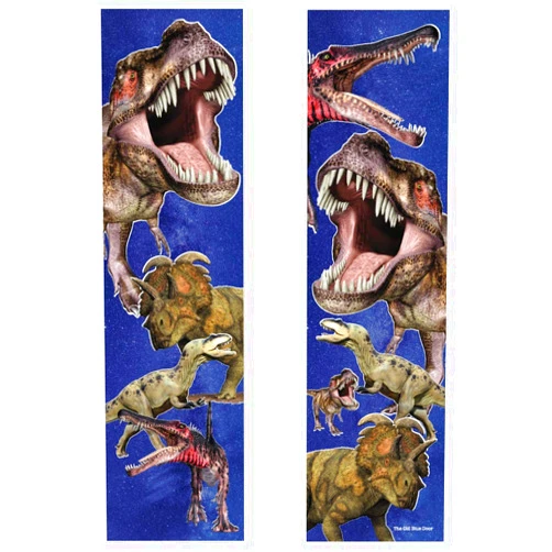 The Old Blue Door 24 T-Rex Dinosaur Bookmarks for Boys - Bulk Pack - Kids Birthday Party Supplies - Library Reading Incentives - School Classroom Treasure Chest Prizes for Students - Teacher Supply Packs