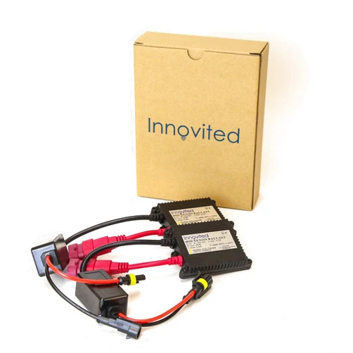Innovited 2pcs 35W 12V HID Replacement Slim Ballast for H1 H3 H4 H7 H10 H11 9005 9006 D2r D2s - 2 x Controller - 6000K Bright White