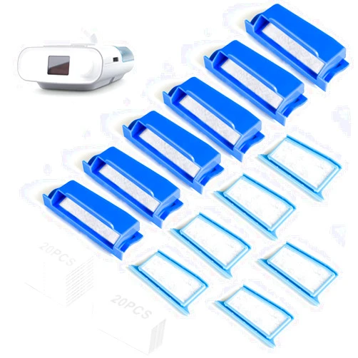 IBEET 52PCS Filters for Dream Station 1 Filters, Include 6 Assembled Filters, 20 Ultra-fine Filters, 20 Foam Filters for Dream Station 1 Filter Accessories Supplied by IBEET