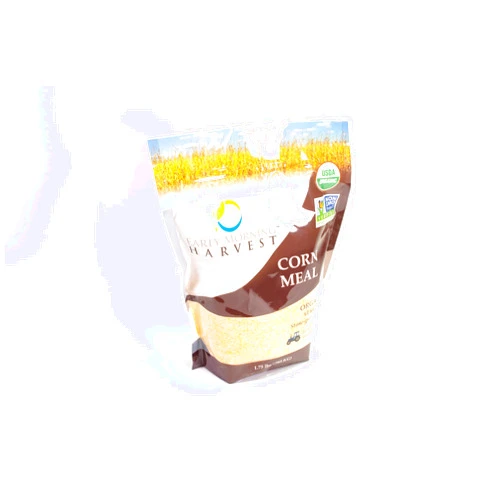 Early Morning Harvest Organic Corn Meal – Made from Organic, Non-GMO Yellow Corn – Stone Ground Corn Meal for Baking and Cooking, USA-Grown, Whole Grain, Certified Organic GMO Free Corn Meal (4, Pounds)