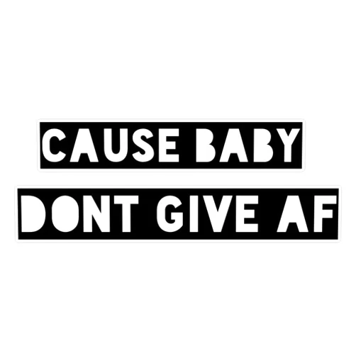 TCT Trading dababy Sticker Vinyl Stickers Waterproof Decal Car, Laptop, Bumper Stickers 5