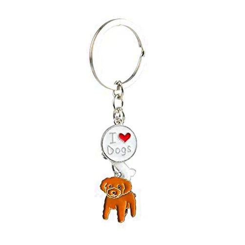 Aoxstno Lover Dog Keychain Dog ID Tags Love Pendant puppy Key-Ring for Great Gift for a Dog Lover Dog Condolences Gifts