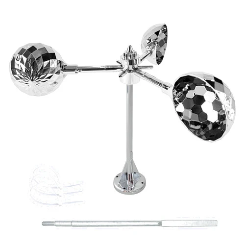 Flerigh Bird Reflective Spinning Deterrent Devices for Outside Keep Birds Away Pigeon Woodpeckers Deterrent for Garden Roofs, Silver