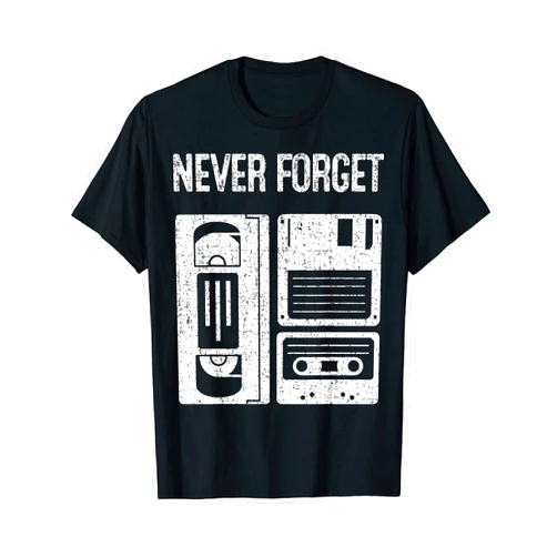 80s Baby 90s Made Me Nineties or Eighties Kids Tee Never Forget Tee Old Gadgets Retro 1980s 1990s Halloween T-Shirt