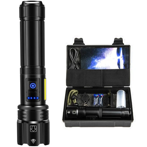 Sigoobal Flashlights High Lumens Rechargeable, 990000 Lumens Bright Flash Light, Powerful LED Flashlights, 15h Runtime, IPX7 Waterproof Flashlights for Home, Camping, 7 Modes