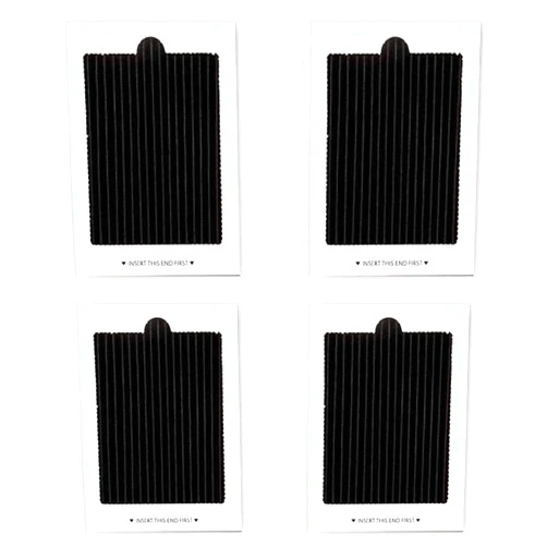 Dhieong 4 Pack Refrigerator Air Filter Replacement Carbon Activated Air Filter Compatible with Frigidaire and Electrolux Air Filter, Replaces SCPUREAIR2PK, EAFCBF Replace 242061001, 242047804