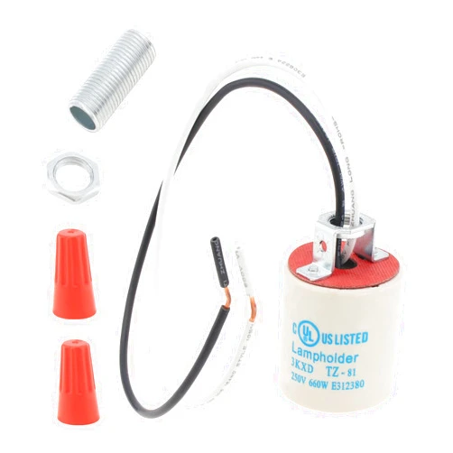 RTNLIT Ceramic E26 Light Socket, Standard Medium Base Screw Socket, Porcelain E26 E27 Bulb Lamp Holder with 10