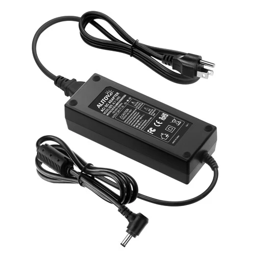 ALITOVE AC 100-240V to DC 24V 5A Power Supply Adapter Converter with 5.5 x 2.1mm 2.5mm DC Output Jack for 5050 3528 LED Strip Module Light