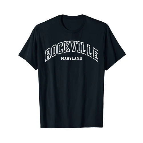 Rockville Maryland MD Souvenir Sport Design Tee Rockville Maryland MD Vintage Throwback Classic Athletic T-Shirt