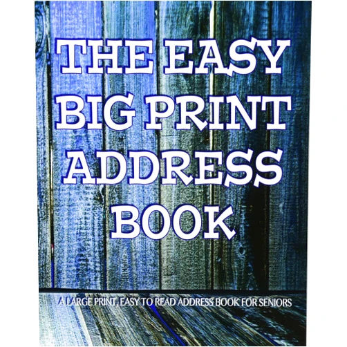 Snapping Turtle Books The Easy Big Print Address Book: Large Print Address Book for Seniors (The Senior Series)