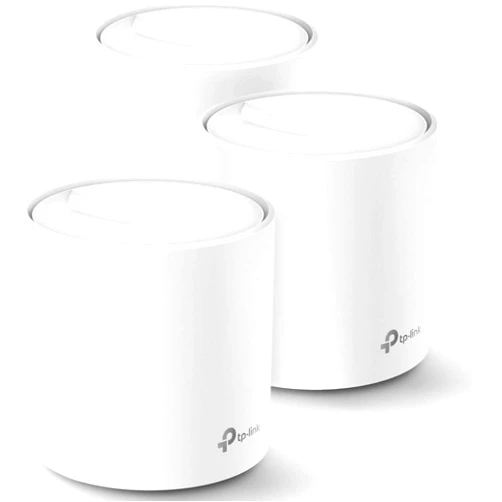 TP-Link Deco WiFi 6 Mesh System(Deco X20) - Covers up to 5800 Sq.Ft. , Replaces Wireless Routers and Extenders(3-Pack, 6 Ethernet Ports in total, supports Wired Ethernet Backhaul)