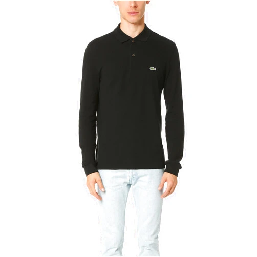 Lacoste Mens Classic Long Sleeve Pique Polo Shirt
