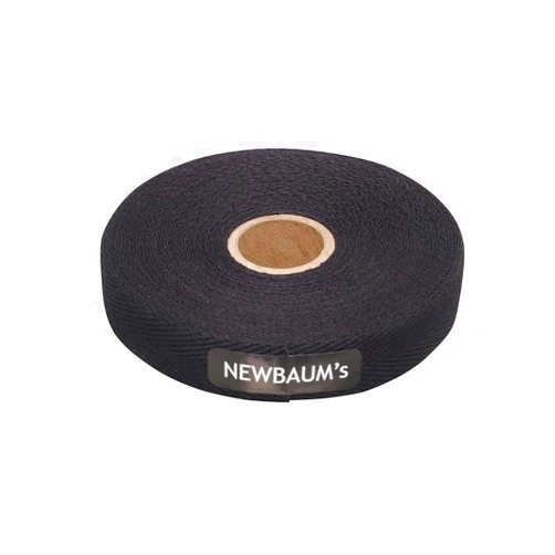Newbaum's Cotton Cloth Tape, 30ft Roll (Grip Tape for Lyra Hoop, Trapeze and Bike Handlebars) (Black)