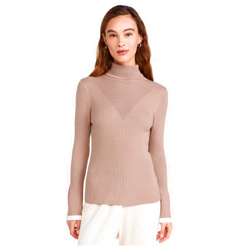 Varley Women's Ravena Rib Knit High Neck Top